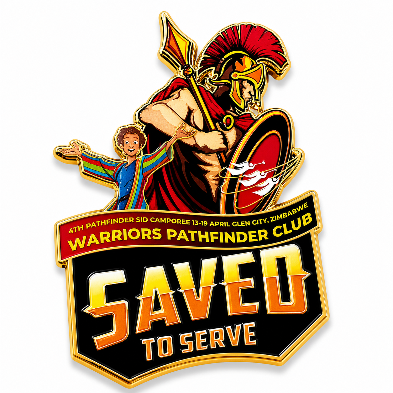 2025 SID Pathfinder Camporee Pin “Saved to Serve”