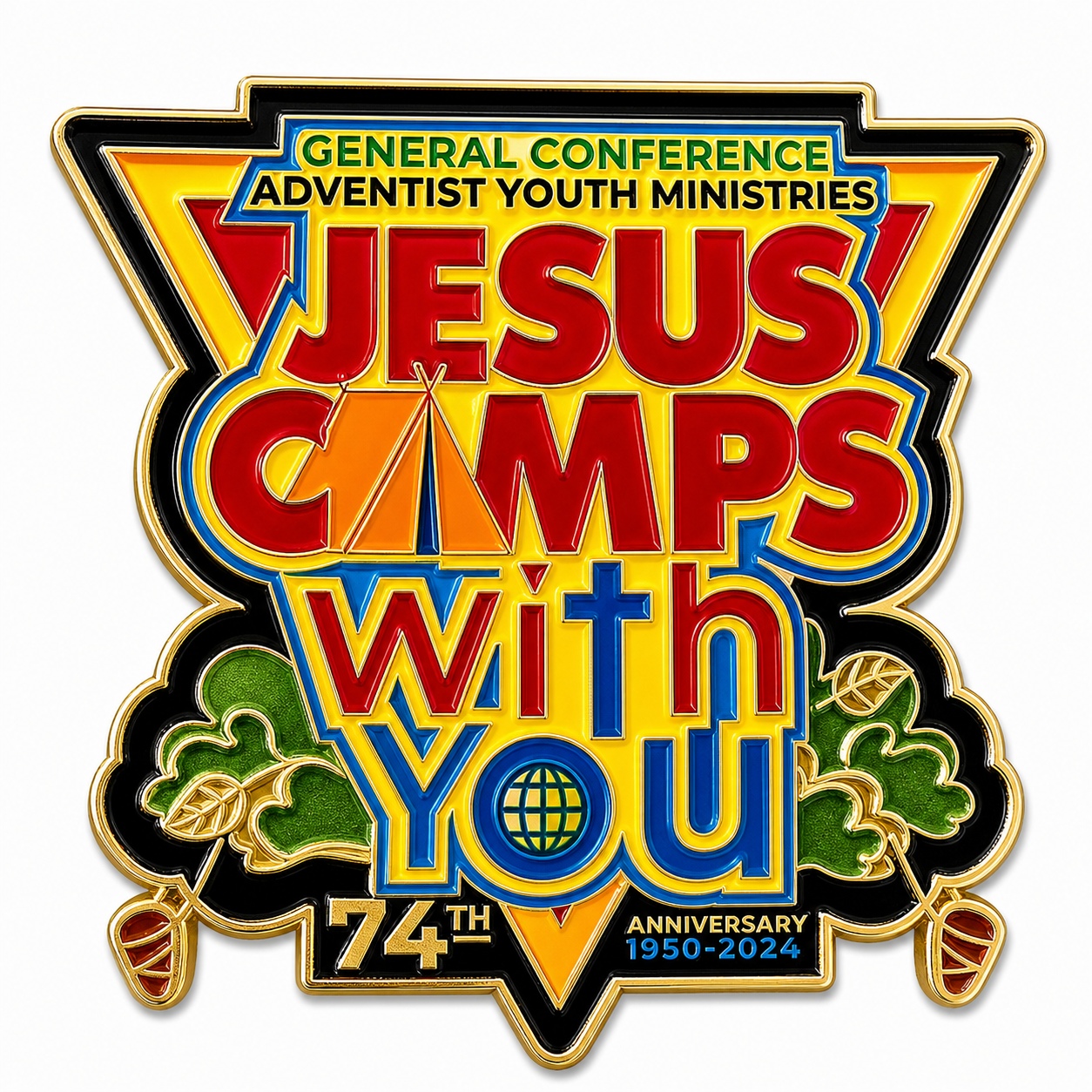 ​Jesus Camps With You Pin