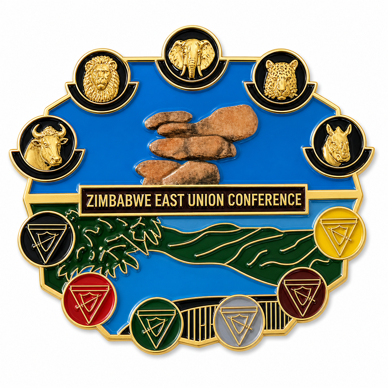 SID Pathfinder Camporee 2025 Pin – “Saved to Serve”